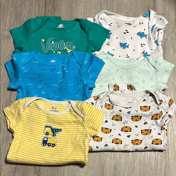 3/$20 Rococo Kids One Pieces Bodysuits - Multicolor Set - Picture 1 of 1